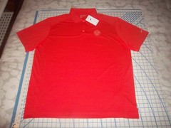 MENS 2XLARGE ORANGE NIKE GOLF LARTERS ST ANDREWS G&CC POLO SHIRT – NWT