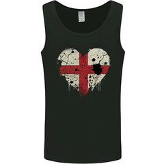 Love Flag England English Football Rugby Mens Vest Tank Top