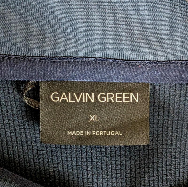 Galvin Green 1/4 Zip Golf Pullover Mens XL Blue Insula Technology Thermal gallery