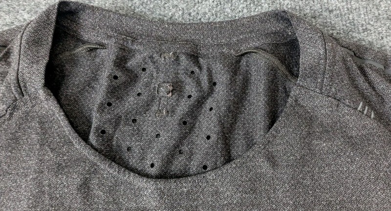 Lululemon HTGR Textured Training SS T Shirt Men's Sz XL Performance Dark Gray gallery
