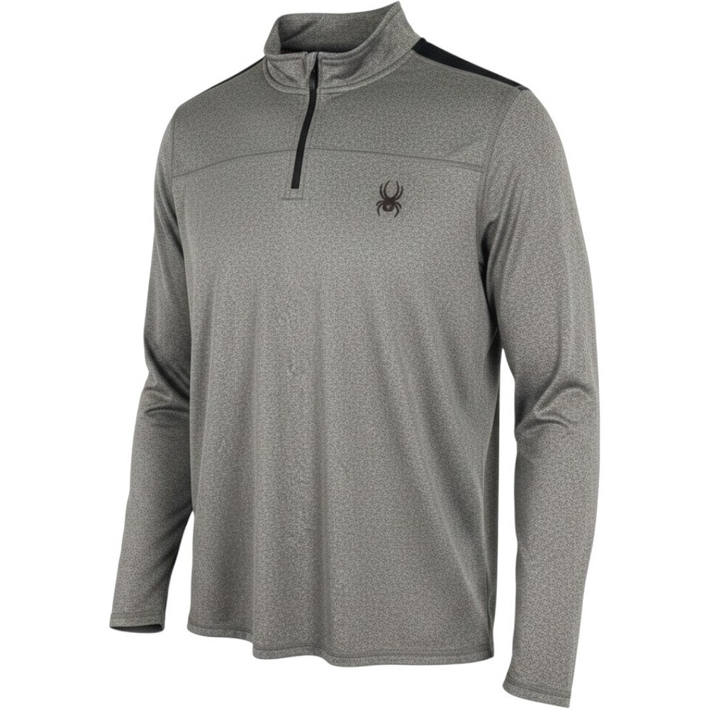 Spyder Active Men's 1/4 Zip Pullover XXL Gray Heathered ProWeb Activewear