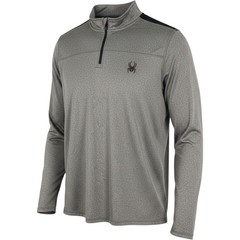 Spyder Active Men’s 1/4 Zip Pullover XXL Gray Heathered ProWeb Activewear