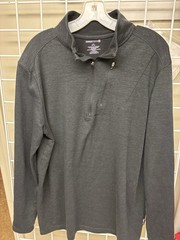 Swiss Tech Men’s Quarter Zip Long Sleeve Shirt Size Large Blend EUC