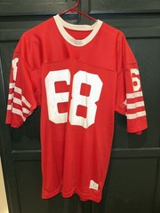 Vintage Champion Made In U.S.A Jersey Men’s LG Red 68 1970’s