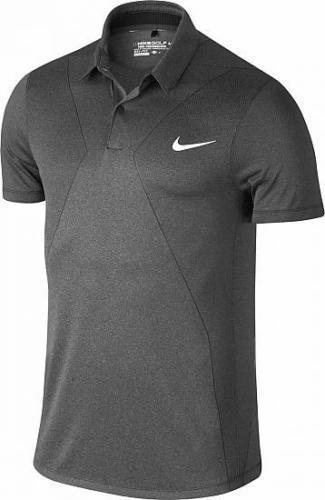 Nike Momentum Fly Swing Flyknit Frame Golf Polo Charcoal (725511 010) Men's Sz M gallery