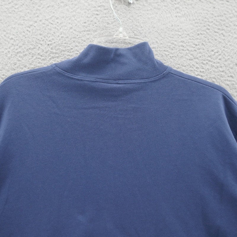 Pelotonia Mens 1/4 Zip Peloton Pullover Shirt Medium Blue Mock Neck Cycling gallery