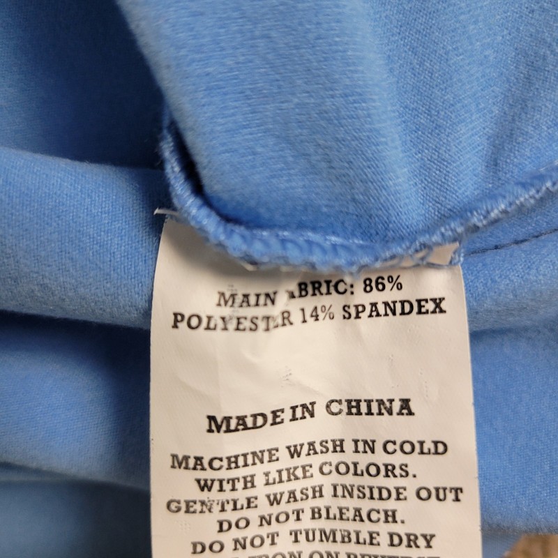 White Water Mens Medium Solid Blue Performance Stretch Quarter Zip gallery