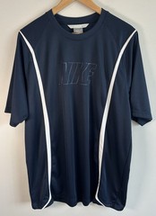 Nike Men’s T-Shirt XL Athletic Training Gym Activewear Silver Tag VTG Y2K EUC