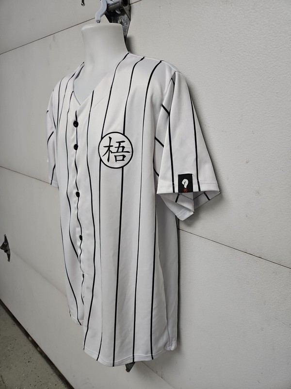 Dragon Ball Z Saiyan Baseball Jersey Nandesuka Size XL gallery
