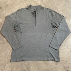 Lululemon Metal Vent Tech 1/2 Zip Pullover Men XXL Grey Mesh Ventilation Active