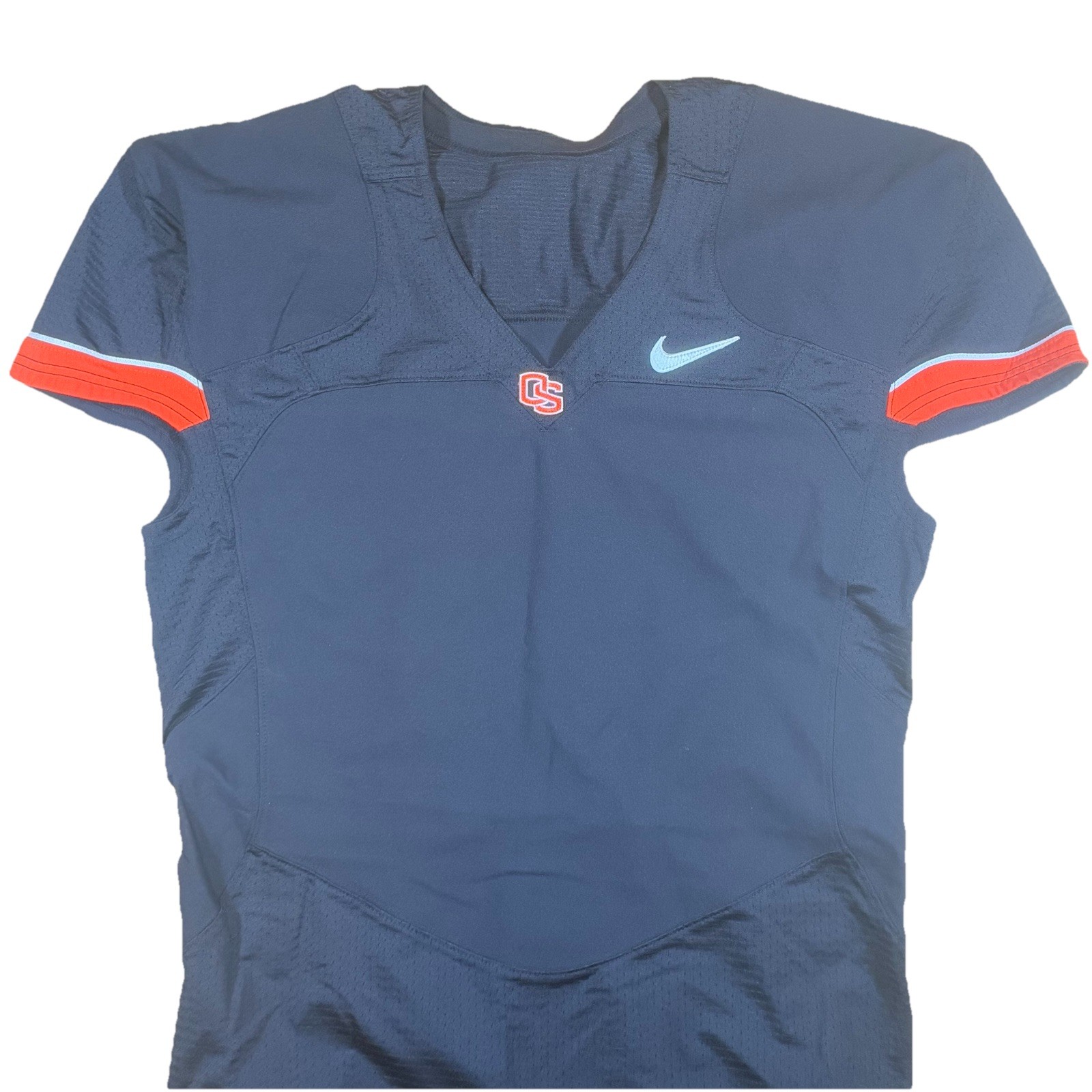 Nike Oregon State Beavers Team QB Issue Game Cut Football Jersey 44 USA Made gallery