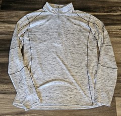 Kuhl Size L Alloy 1/4 Zip Activewear Lightweight Pullover Cloud Gray Style 3118