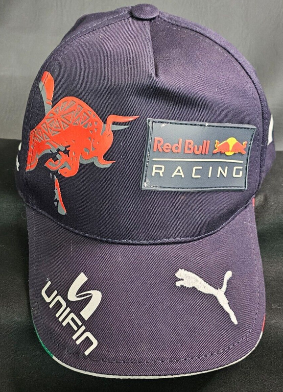 Sergio CHECO Perez F1 World Champion Team Red Bull UNIFIN TELCEL Black Rare OSFM gallery