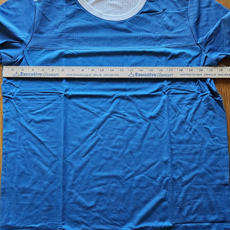 NEW Men's TLF Techne Workout Tee Size Large Olympic Blue Training Weightlifting gallery