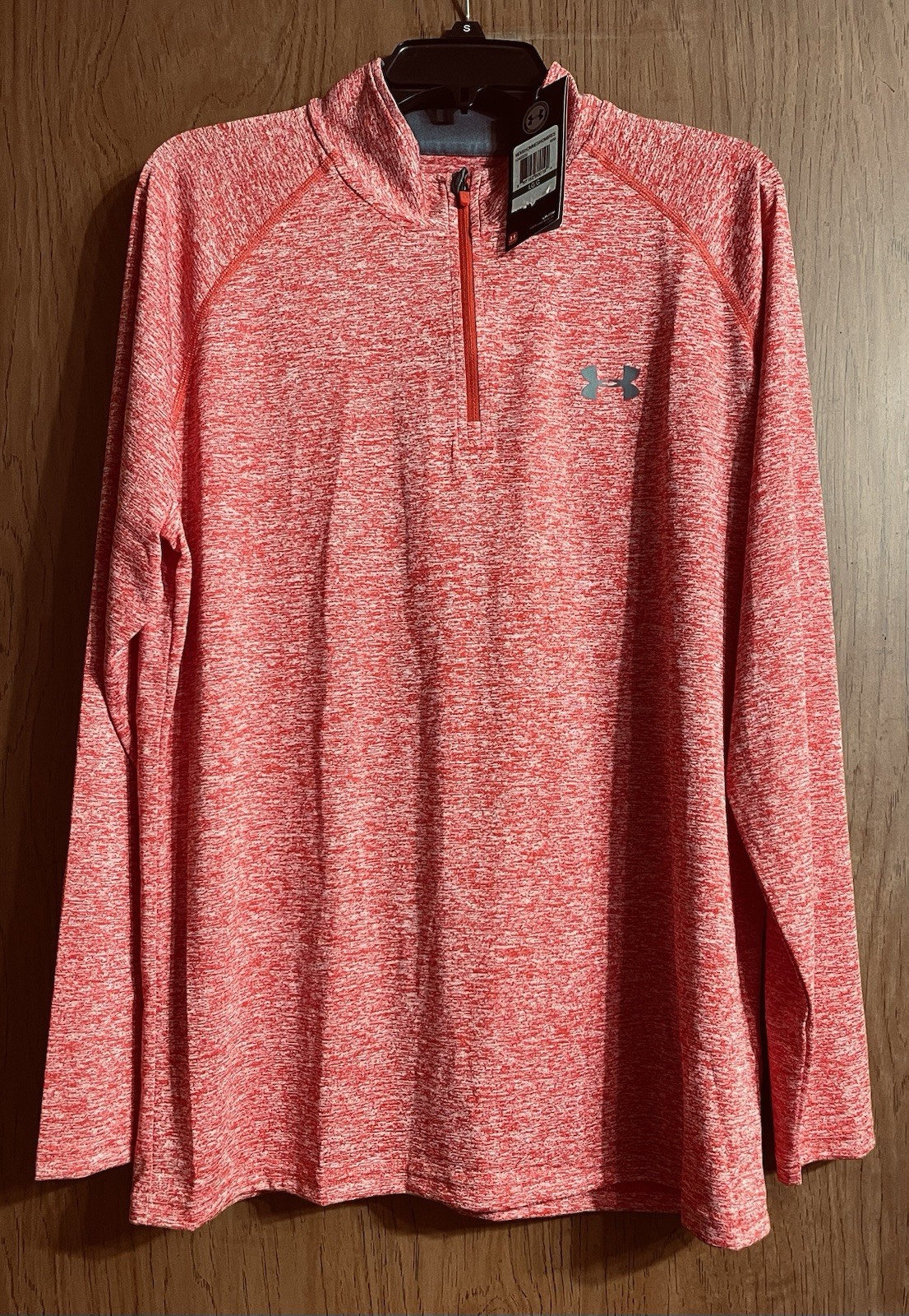 Under Armour Size LG Men's HeatGear Long-Sleeve T-Shirt – Red gallery