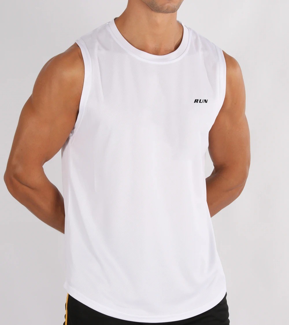 Men's Quick Dry Gym T-Shirt Running Fitness Bodybuilding Sports Tee Oversize gallery