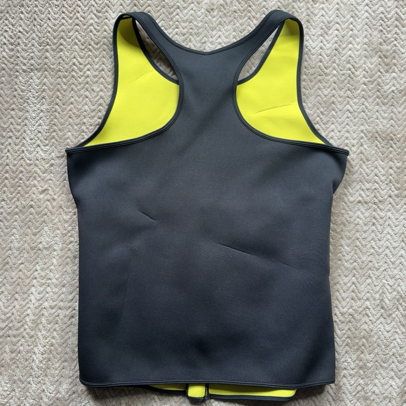 Men's Sweat Vest Body Shaper Zipper Slimming Sauna Tank Top Neoprene Compression gallery