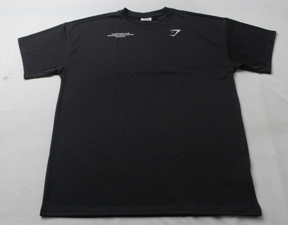 Gymshark Men's Lightweight Conditioning Club Oversized T-Shirt DH3 Black XS NWT