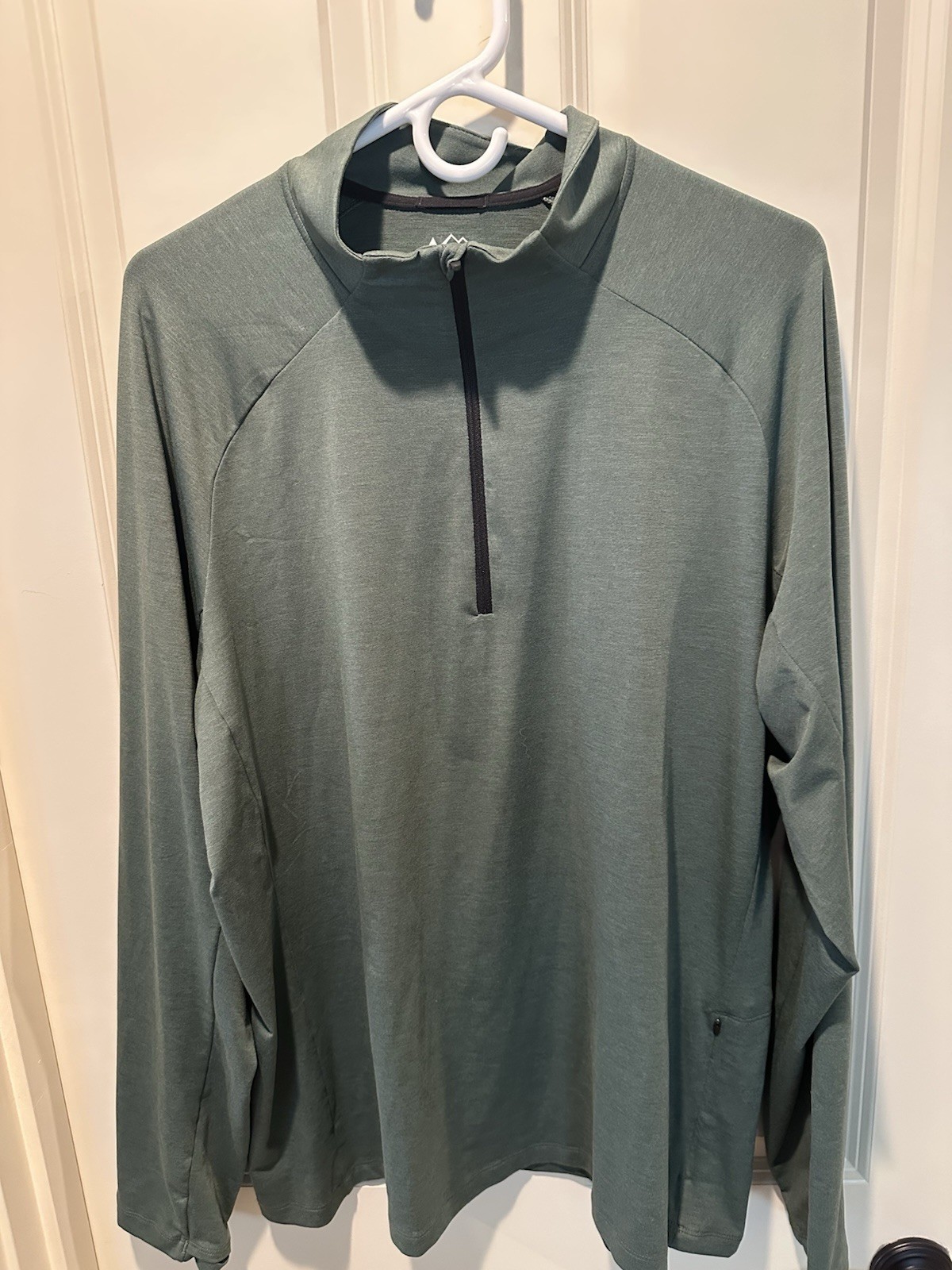 REI Men’s XL Light Green Quarter-Zip Pullover gallery