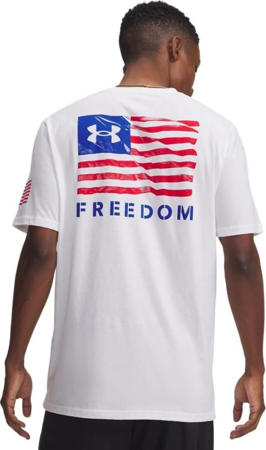 Under Armour Men's Team Tech Loose Cardinal Short Sleeve Shirt, White, X-Large gallery