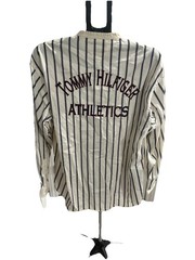 Vintage Tommy Hilfiger Athletics Jersey 90s Striped Long Sleeve Size Large Rare