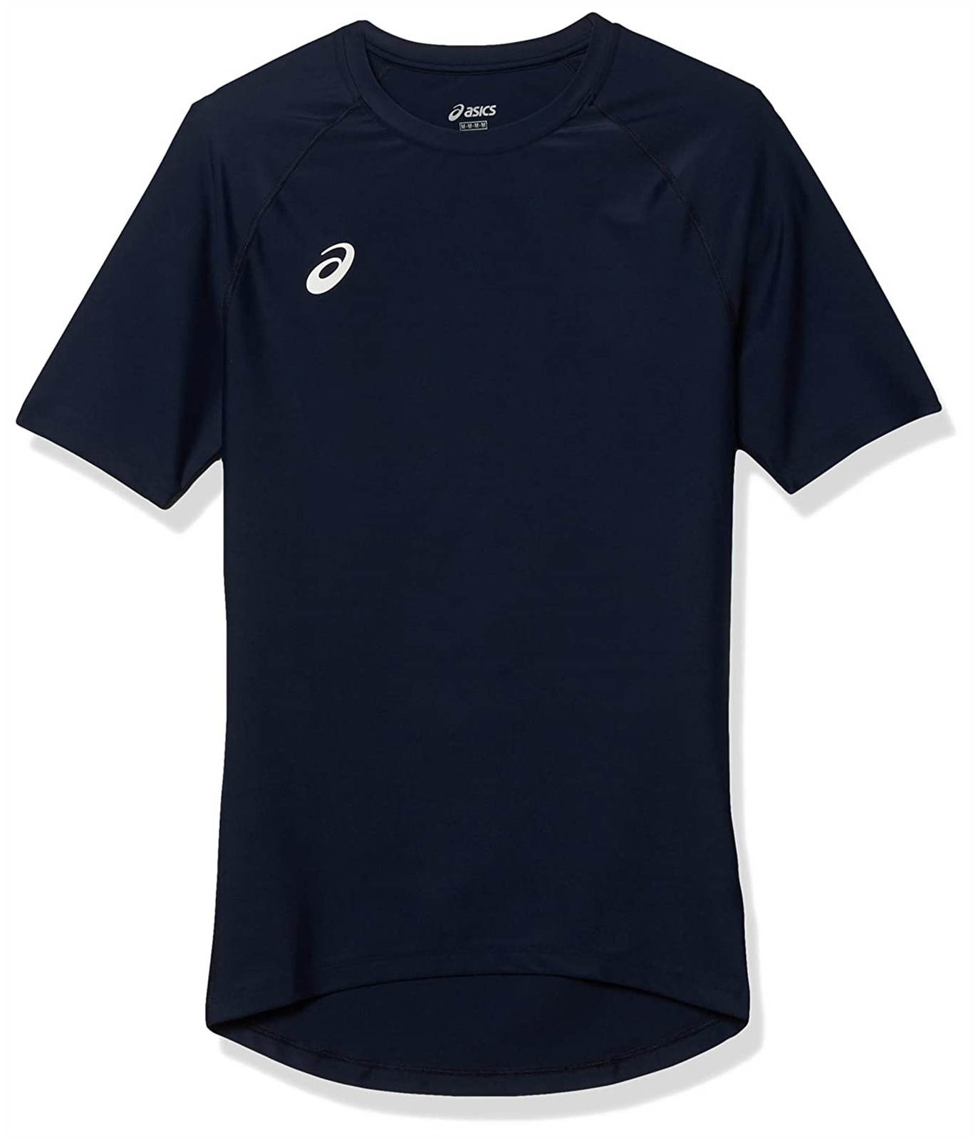 ASICS Mens Compression 1/2 Sleeve Basic T-Shirt, navy, S gallery