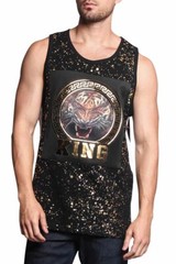 Men’s Tiger King 3D Embossed Foil Print Sleeveless T-shirts Tank Top TT54-I9H