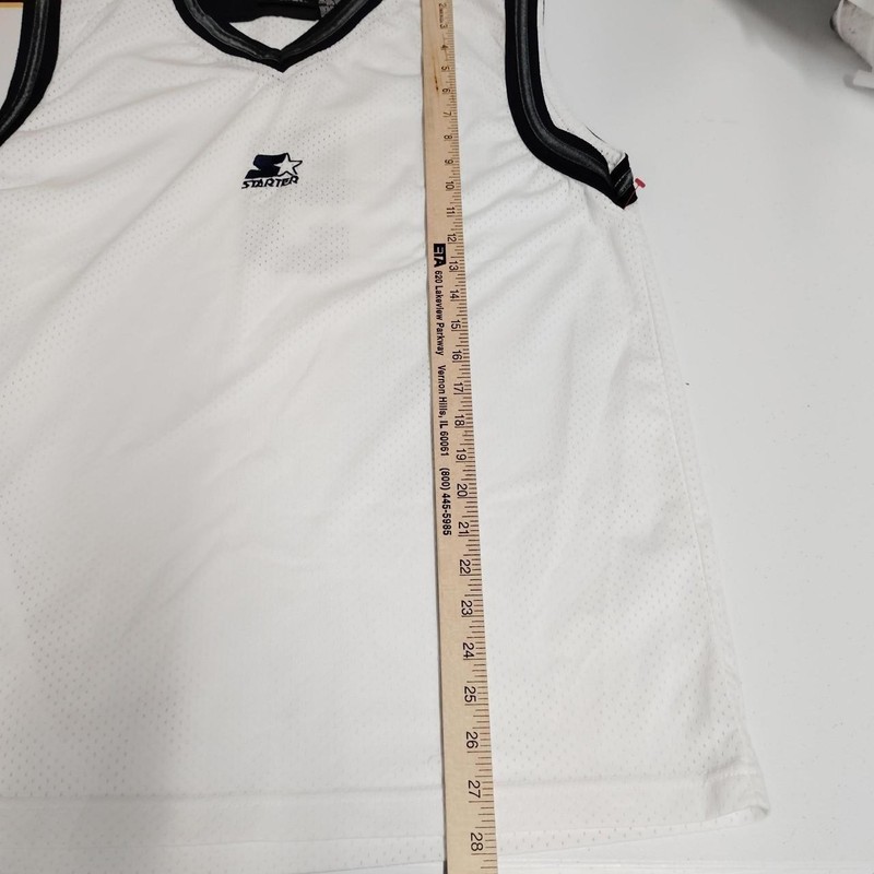 Starter Jersey 5 Medium Polyester Black And White Sports A316ed gallery