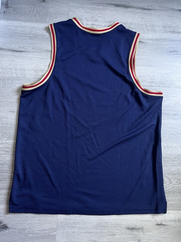 Quiksilver Men's L Basketball Jersey 90s Y2K Vintage, Made in USA gallery