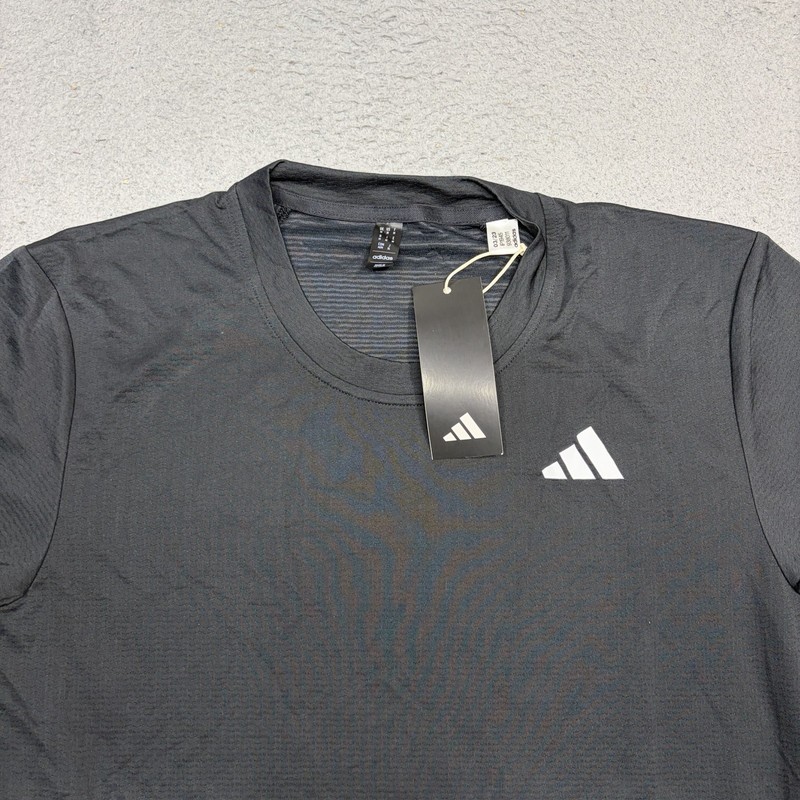 Adidas Freelift Tennis T-Shirt Men's Size Medium Black Aeroready AirChill IP1945 gallery