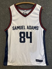 Sam Adams Beer Basketball Jersey, Size: XL, Color: Red, White, & Blue #84