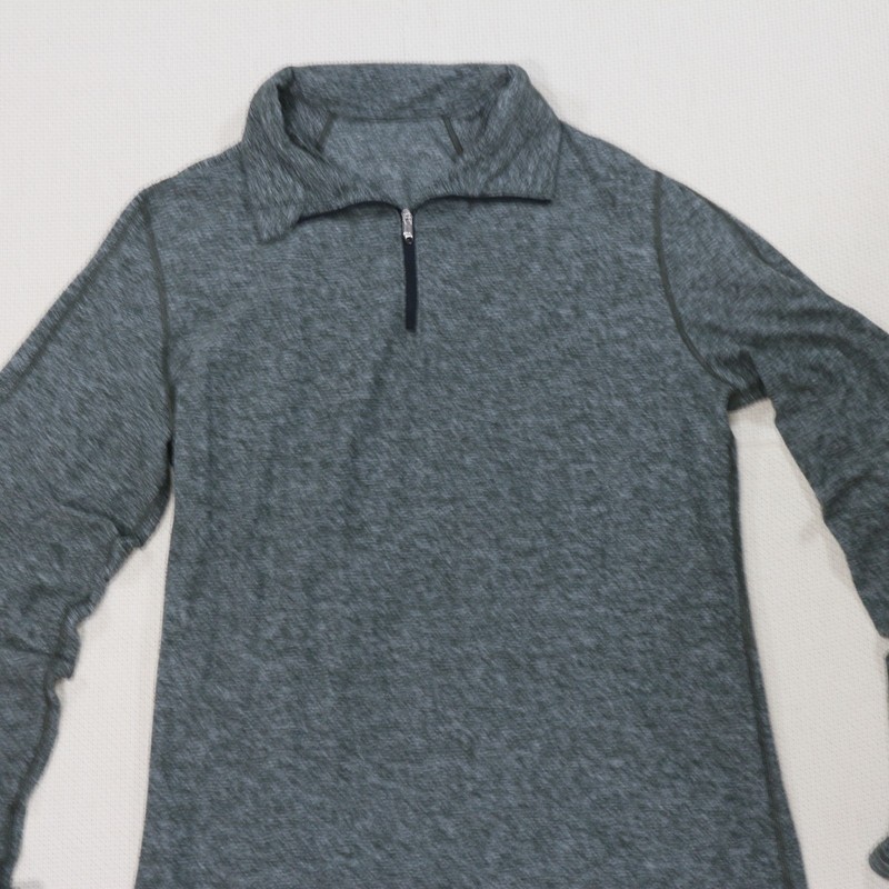 Lululemon Technical Quarter-Zip Pullover Metal Vent Tech Men Sz L Heather Green gallery