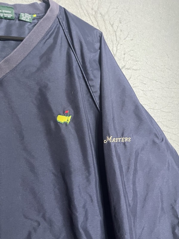 Masters Collection Pullover Windbreaker Mens L Blue Augusta National Golf Logo gallery