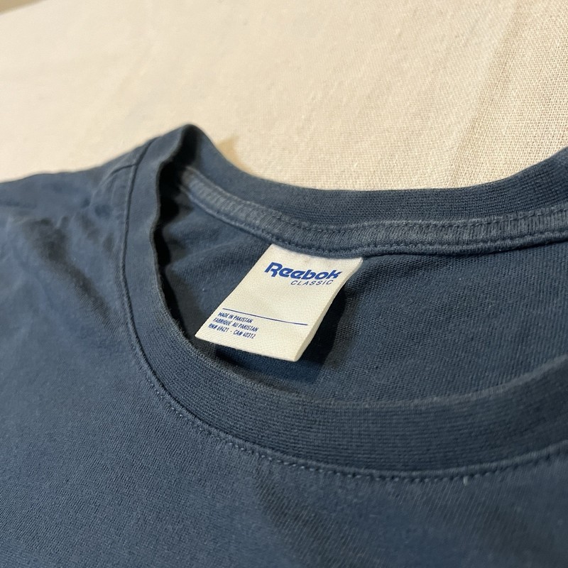 Men's Reebok "Original Logo" Classic Styles Graphic T-Shirt (Large) Teal Color gallery