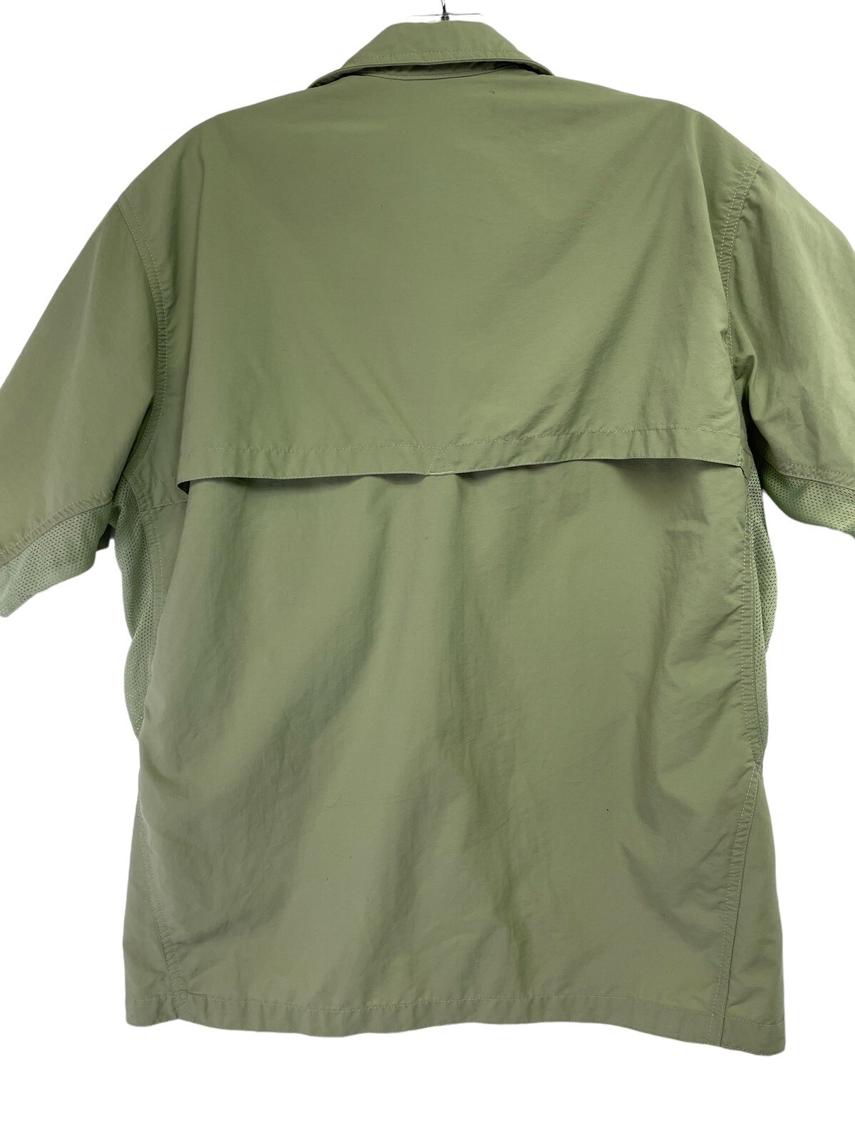 Duluth Trading Alaskan Hard Gear Mens Sz Medium Green Button Up Shirt (G32) EUC gallery