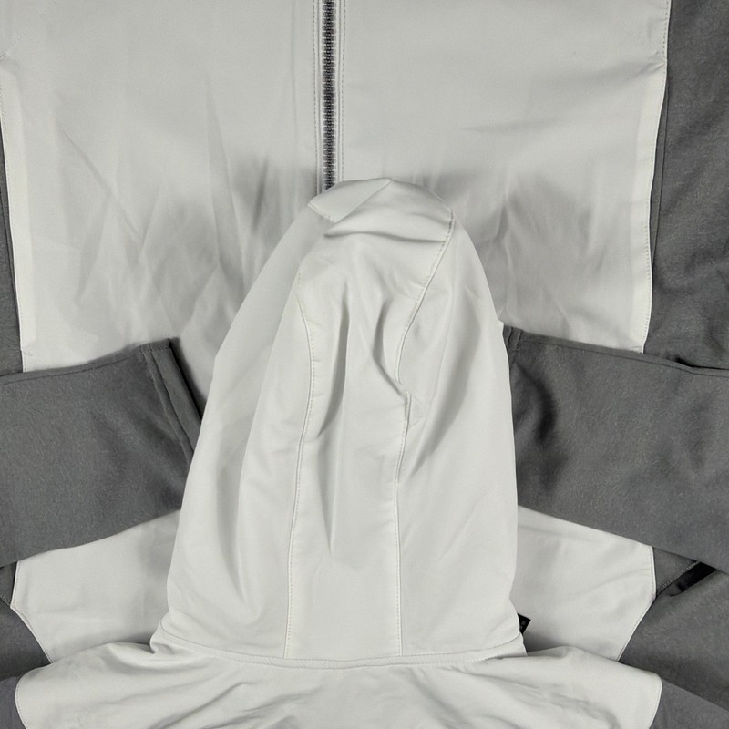 Zero Restriction Golf Jacket Hoodie The Champ Large White Polyester MSRP $235 gallery