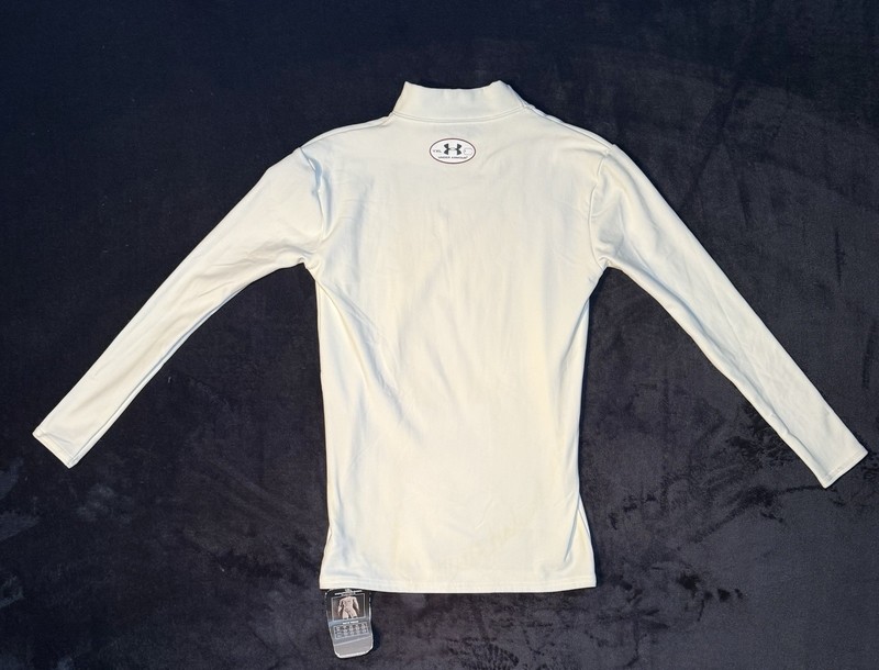 Men Under Armour ColdGear Armour Compression Mock neck longsleeve shirt Size YXL gallery