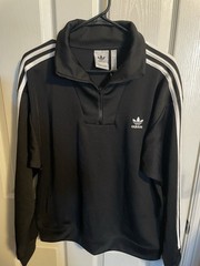 Adidas Originals Funnelneck Track Top Jacket IZ4803 Mens Xsmall Black NWT Soccer