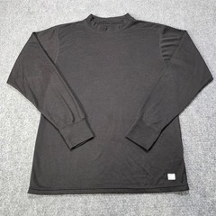 Men’s Medium PolarMAX Mock Neck Thermal Base Layer Shirt Black Made in USA
