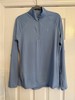 Old Navy Active Go-Dry Women’s Blue 1/4 Zip Pullover Mock Neck L/G gallery