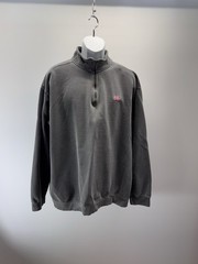 Mississippi State 1/4 Zip MSU Gray Pullover Size Men’s X-Large see Stain Pic