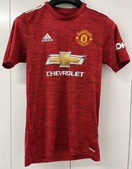 Manchester United Foootball Shirt Home Season 2020/21 Adidas Mens Small