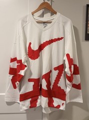 Nike Sportswear Club Oversized Fit Hockey Jersey Men’s S HV1137-100 NWT $90