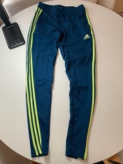 Vintage Y2K Adidas Blue & Green Three Stripes