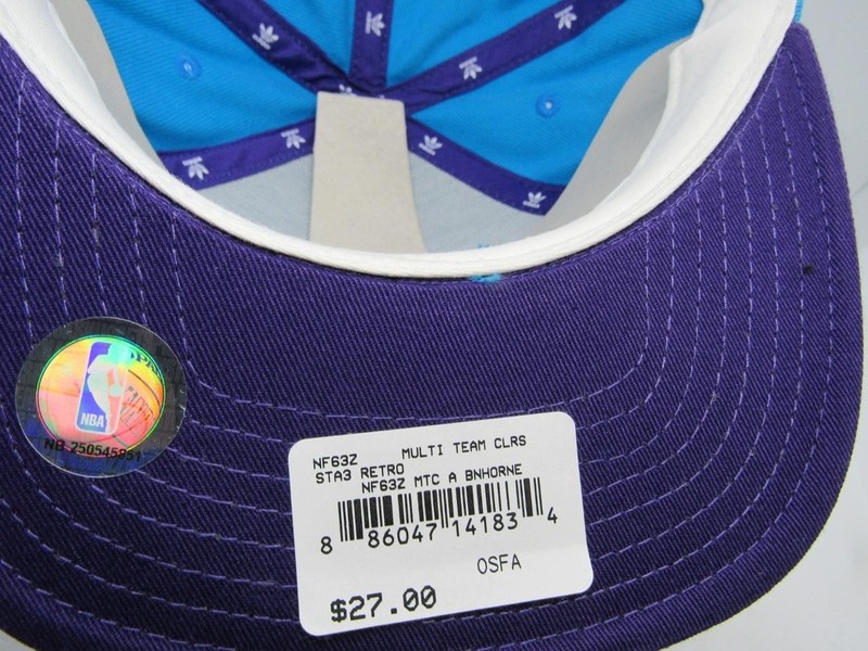 1988 New Orleans NOLA Pelicans Mens Size OSFA Adidas Snapback Flatbrim Hat $24 gallery
