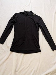 adidas Techfit Climalite Men’s XL Black Long Sleeve Crew Neck Compression Shirt