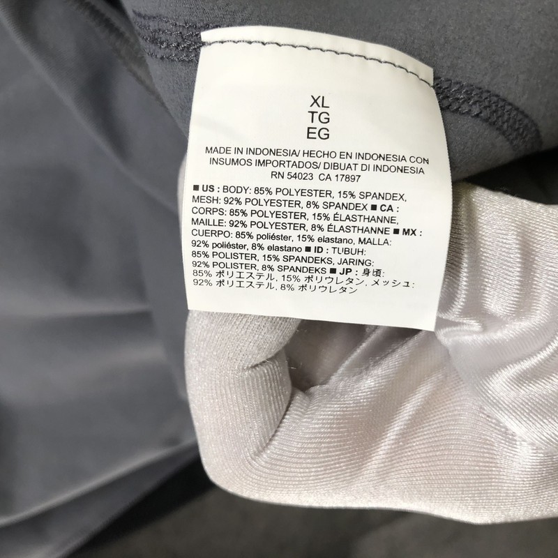 Old Navy Active Long Sleeve Pullover Mens XL Gray Black Ventilated Fleece Lined gallery