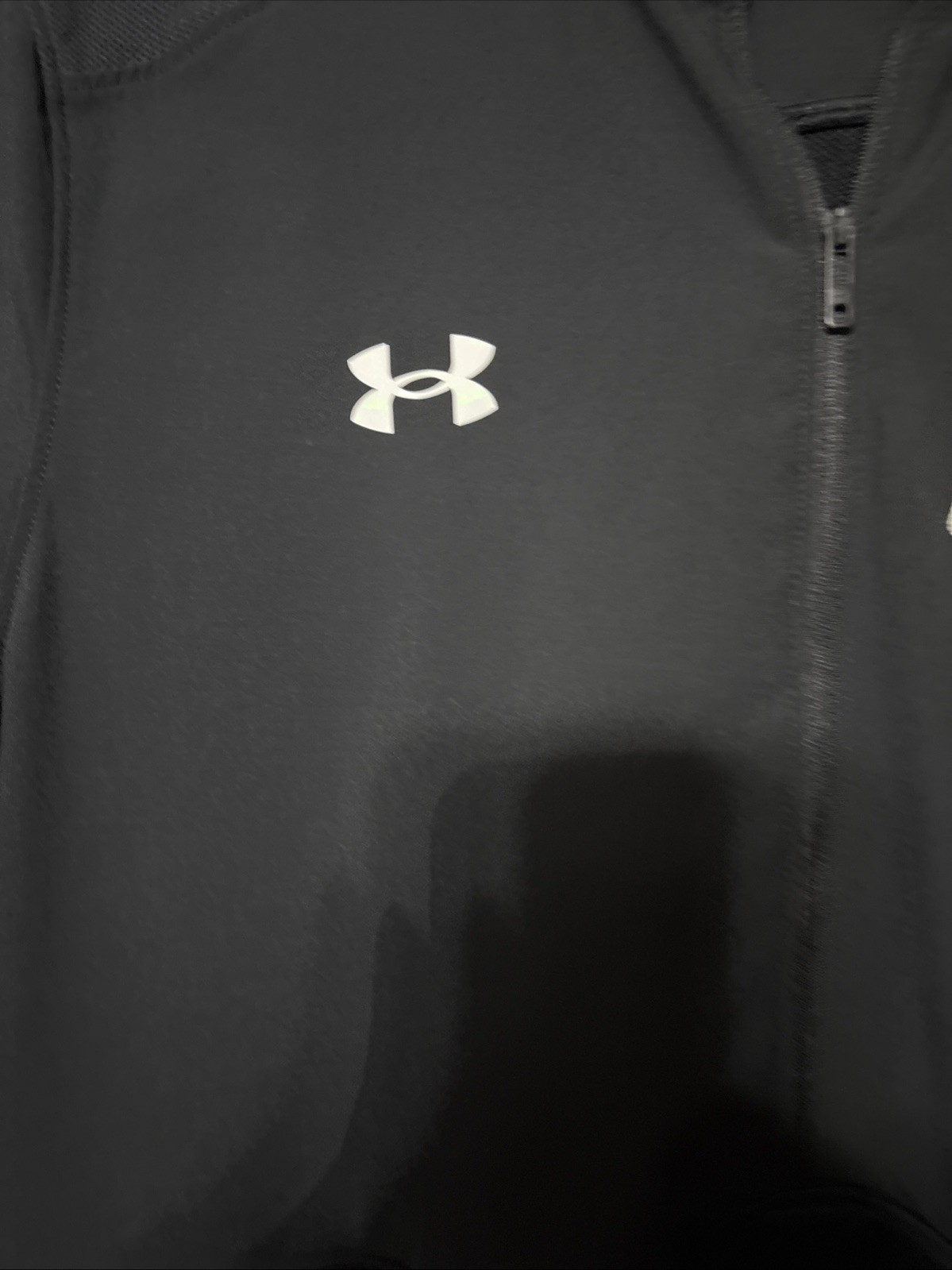 Under Armour Men's Quarter Zip Motivated 2.0 Short Sleeve Pullover Captain Sz M gallery