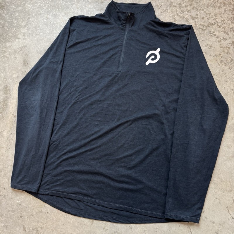 Vuori Peloton Ease Performance 1/2 Zip Pullover Shirt Stretch Navy Size XXL 2XL gallery