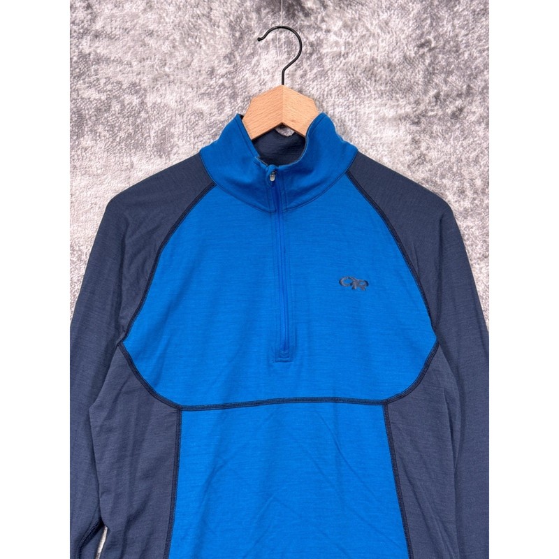 Outdoor Research Base Layer Medium Mens Merino Wool Alpine Onset Zip Shirt gallery